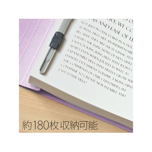 プラス フラットファイル ノンステッチ A4ヨコ バイオレット 10冊 NO.022N FCJ310C-78272-イメージ5