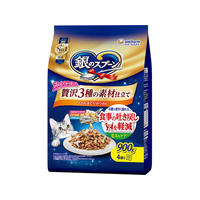 ユニ・チャーム 銀のスプーン 贅沢3種の素材仕立て 食事の吐き戻し軽減フード ささみ・まぐろ・かつお味 900g FCJ154J