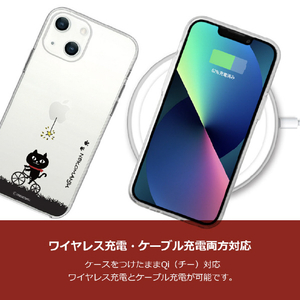 abbi FRIENDS iPhone 13用ソフトクリアケース ネコマンジュウ パターン ABF21737I13-イメージ12