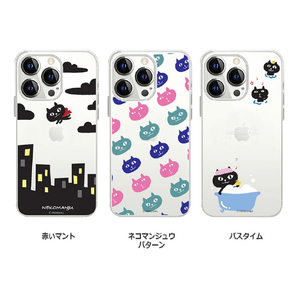 abbi FRIENDS iPhone 13用ソフトクリアケース ネコマンジュウ パターン ABF21737I13-イメージ6