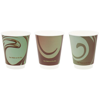 サンナップ エアウォールカップ ヒアゴー260ml 25個入 F329326-C2625EWHG