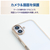 エレコム iPhone17e/16e用 &me ソフトケース メタリックライン グレージュ PM-A25SUCTMLGB-イメージ3