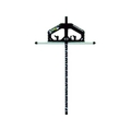 シンワ測定 Tスライド2 30cm 併用目盛 突き当て可動式 46227530300462×30 FC163JH-4851404