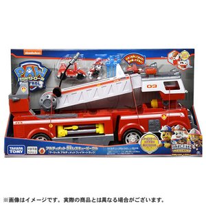 タカラトミー パウ･パトロール アルティメット DXレスキュービークル マーシャル アルティメットファイヤートラック ﾊﾟｳﾊﾟﾄUDXVCﾏ-ｼﾔﾙﾌｱｲﾔ-ﾄﾗﾂｸ-イメージ4