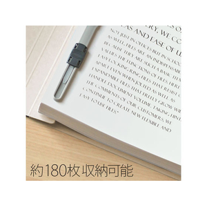 プラス フラットファイル ノンステッチ A4ヨコ グレー 10冊 NO.022N FCJ311C-78279-イメージ5