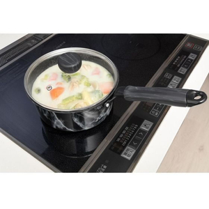 ＬＩＶ ＰＬＵＳ ベストコ 片手鍋 18cm ソースパン ブラック 大理石柄 FCE265W-NX-151-イメージ2