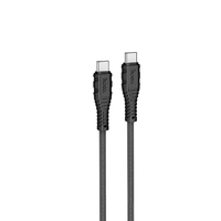 JTT hoco X67 nanoシリコンケーブル PD60W Type-C to Type-C(1．0m) ブラック X67-NANOSTT-BK