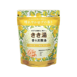 バスクリン きき湯 香る炭酸湯 ゆずの香り 360g FCE115U-イメージ1