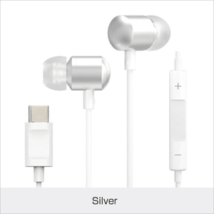 e angle USB Type-C有線イヤホン シルバー ANGV-EPC10-A-S-イメージ1