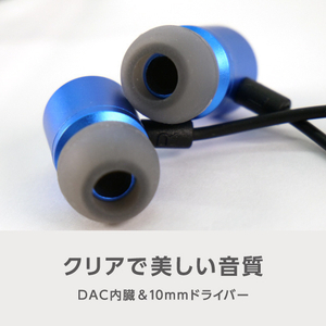 e angle USB Type-C有線イヤホン シルバー ANGV-EPC10-A-S-イメージ3