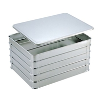 赤川器物製作所 赤川器物/AG 18-8餃子バットセット 小(身5蓋1) セット(小)347×268mm52mm FCL0312-026063007