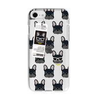 Dparks iPhone SE(第3世代)/SE(第2世代)/8/7用ソフトクリアケース bulldog DS22737ISE3