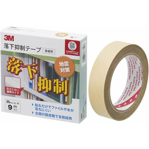 3M 落下抑制テープ(書棚用) 25mm×9m F875477-GN-900-イメージ1