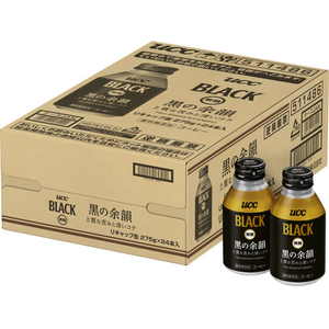 UCC UCC BLACK無糖 黒の余韻 275g×24本 FCK756A-511486-イメージ2