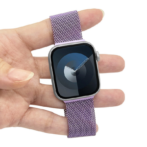 ラスタバナナ Apple Watch 38/40/41mm用ステンレスメッシュベルト ラベンダー RBLAW4006LA-イメージ1