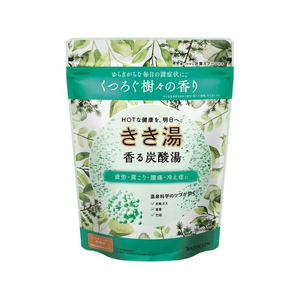 バスクリン きき湯 香る炭酸湯 樹々の香り 360g FCE116U-イメージ1