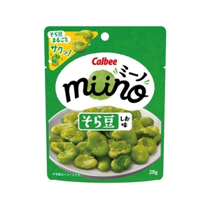 カルビー miino そら豆 しお味 28g FCD991S-イメージ1