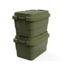 トラスコ中山 トランクカーゴ フラット天板仕様 50L ОD色 2666G600390オリーブドラブ(OD)50 FC230GW-2073998-イメージ2