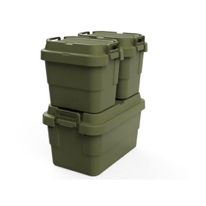 トラスコ中山 トランクカーゴ フラット天板仕様 50L ОD色 2666G600390オリーブドラブ(OD)50 FC230GW-2073998-イメージ3