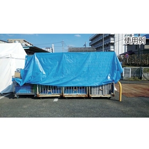 ユタカメイク 薄手ブルーシート 3.6m×5.4m FC839GF-3675548-イメージ3