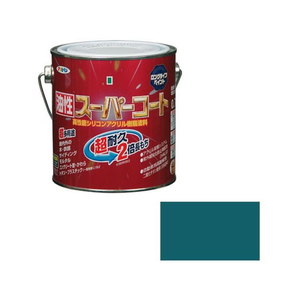 アサヒペン 油性スーパーコート 0.7L オーシャンブルー FC444NV-イメージ1