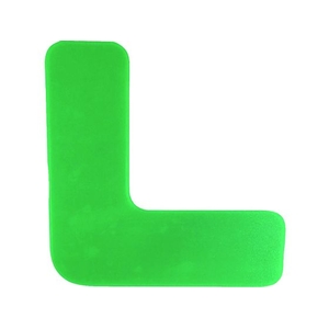 セーフラン安全用品 セーフラン/高耐久5Sフロア表示ステッカー L型 10枚 150×150mm 緑 10枚緑50150150 FC872GW-2068967-イメージ1