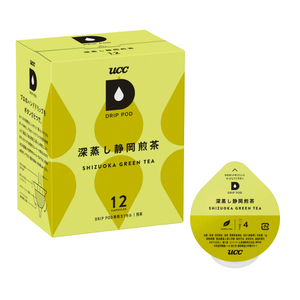 UCC DRIP POD専用カプセル 深蒸し静岡煎茶(12個入り) DPGT002-イメージ1