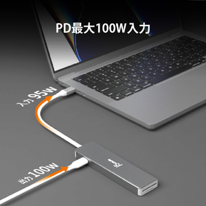 j5 create USB-C Gen2 4K60 7in1 マルチアダプター スペースグレイ JCD390-イメージ11