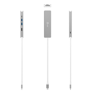 j5 create USB-C Gen2 4K60 7in1 マルチアダプター スペースグレイ JCD390-イメージ6