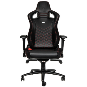 noblechairs ゲーミングチェア EPIC(エピック) ブラック/レッド NBL-PU-RED-003-ED-イメージ4