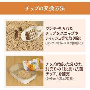 エステー ニャンとも清潔トイレ 脱臭・抗菌チップ 極小の粒 2.5L FC912RJ-イメージ7