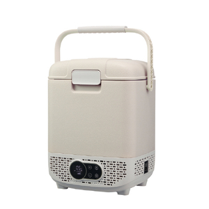 YUASA コンプレッサー式ポータブル冷凍・冷蔵庫(12L) グレー YRE-E12G(H)-イメージ2