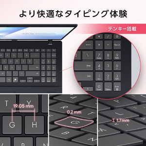 ASUS ASUS Vivobook 16 (M1607GA) e angle select ASUS Vivobook 16 クワイエットブルー M1607GA-AI7165WSBUE6-イメージ7