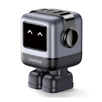 UGREEN Uno RG 3ポート Robot GaN 急速充電器(65W) メタリックグレー UGR-OT-000026