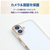 エレコム iPhone17e/16e用 &me ソフトケース メタリックライン ペールピンク PM-A25SUCTMLPN-イメージ3