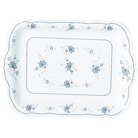 エンテック 角皿15.2吋 ビューティフラワー FC73118-BF-23