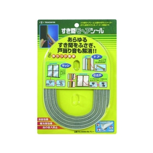 槌屋 すき間モヘヤシール グレー 6mm×6mm×2m FC691GH-3564100-イメージ2