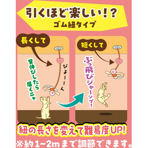 ドギーマン じゃれ猫 天井ぶらぶら猫じゃらし クリオネ FCJ972J-イメージ4