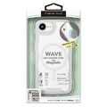 PGA iPhone 16e用MagSafe対応 ウェーブ エアクッションケース ベージュ PG-25KMA11CL