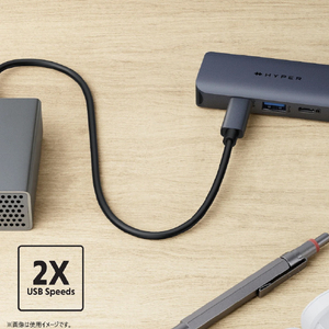 Hyper HyperDrive Next 4 Port USB-C ハブ HP-HD4001GL-イメージ5