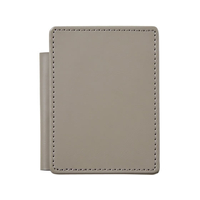 キングジム レザフェスU スライドメモパッド グレー FCG567V-9930LU-GY