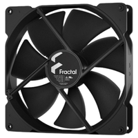 Fractal Design ケースファン Dynamic X2 GP-18 PWM ブラックブレード、ブラックフレーム、ブラックケーブル FD-FAN-DYN-X2-GP18-PWM-BK