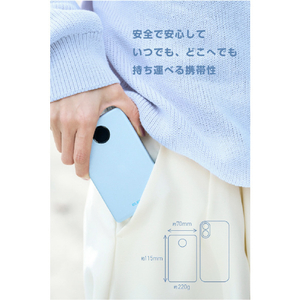 エレコム 半固体モバイルバッテリー(10000mAh/35W) ブルー DE-C86-10000BU-イメージ4