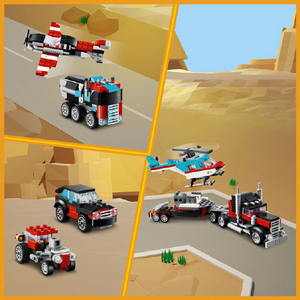 レゴジャパン LEGO クリエイター 31146 ヘリコプターをのせたトラック 31146ﾍﾘｺﾌﾟﾀ-ｦﾉｾﾀﾄﾗﾂｸ-イメージ6
