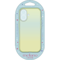 エレコム iPhone 16用meliano ソフトケース クリアオーロラ グリーン PM-A24AUCAGN