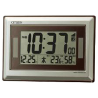 リズム時計 掛置兼用電波時計 CITIZEN(シチズン) シルバーメタリック 8RZ182-019