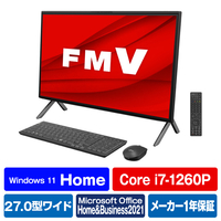 富士通 一体型デスクトップパソコン ESPRIMO FHシリーズ ブラック FMVF90H2B