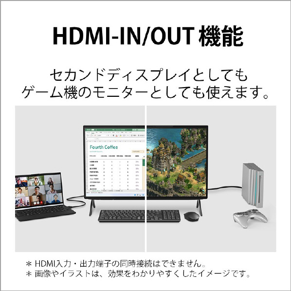 富士通 一体型デスクトップパソコン ESPRIMO FHシリーズ ブラック FMVF90H2B 搭載 高輝度 高色純度 Core Windows Home Gen2/Type ×1