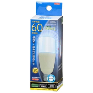 オーム電機 LED電球 E17口金 全光束834lm(6.4W T形電球タイプ) 昼光色相当 LDT6D-G-E17 IG92 オーム電機 LED電球 E17口金 全光束834lm(6.4W T形電球タイプ) 昼光色相当 LDT6D-G-E17 IG92