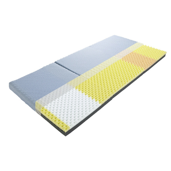 ロマンス小杉 体圧分散敷きふとん セミダブル・二層・三つ折り ROMANCE ZERO ベーシック ブルー 113470352900RｾﾞﾛSDﾍﾞ-ｼﾂｸ 体圧分散敷きふとん セミダブル